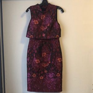 Floral Badgley Mischka Dress